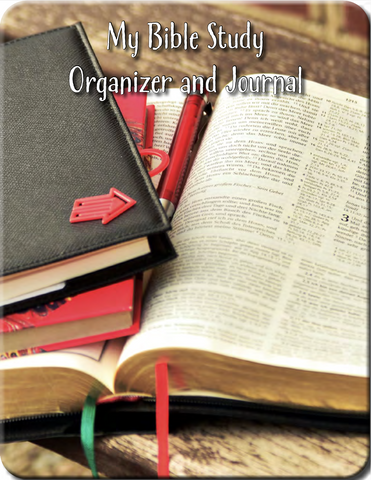 Bible Study Organizer Digital Download - Bible Study Cover